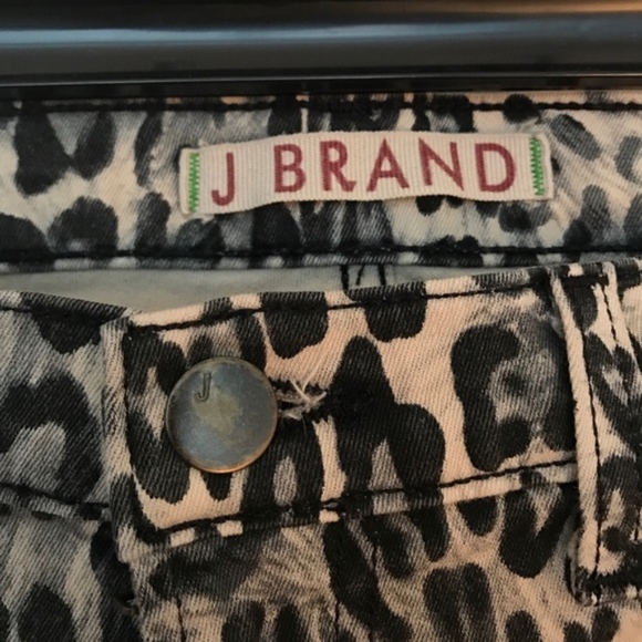 Leopard Print J Brand Skinny Jeans - Picture 3 of 4